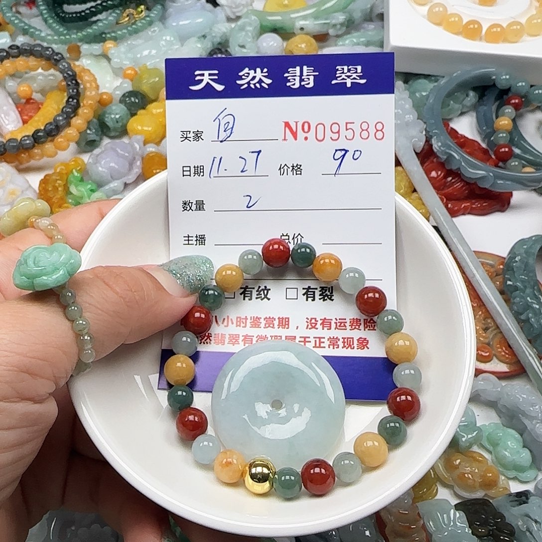 自***希翡翠未镶嵌颈饰5555