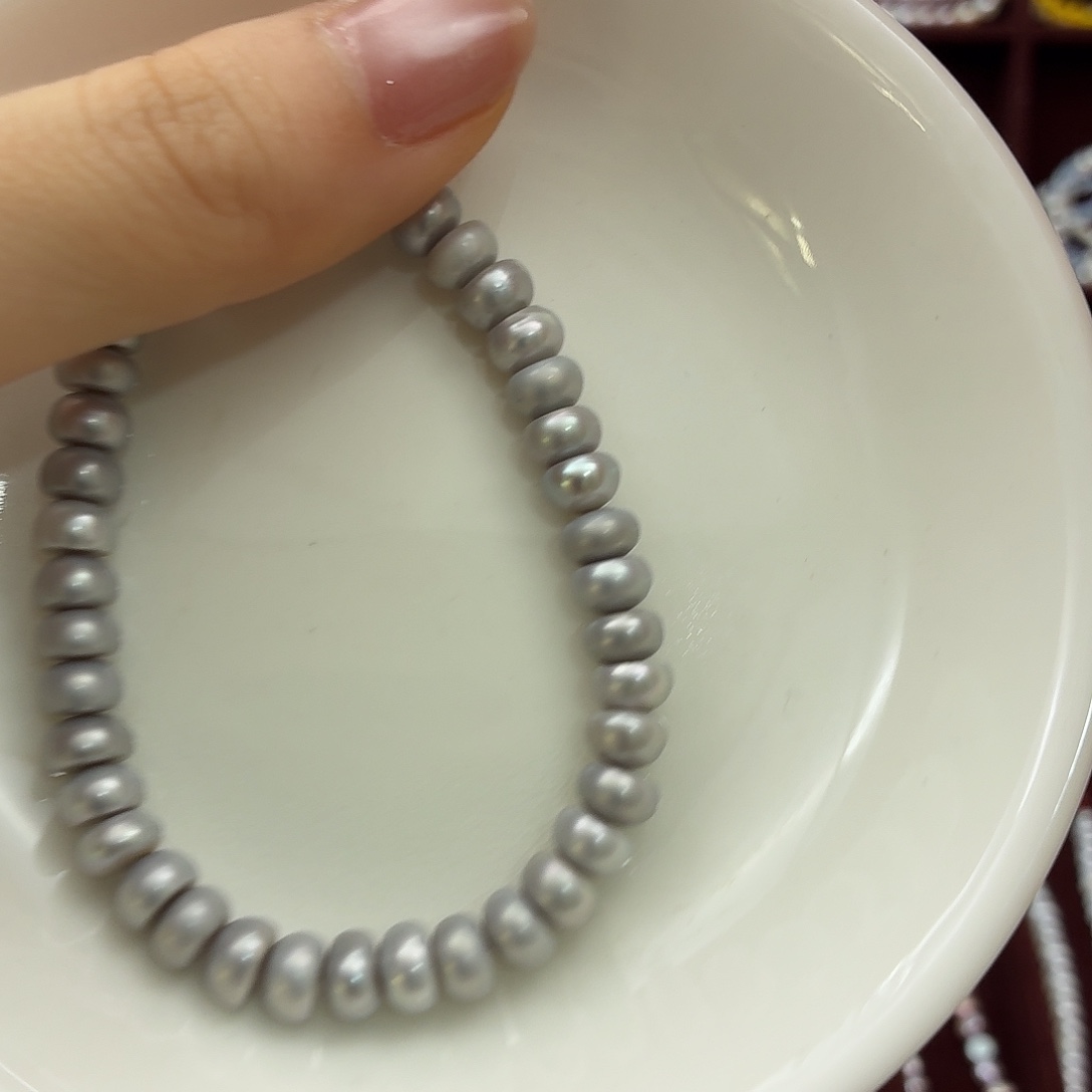 耳饰淡水珍珠银S925镶嵌