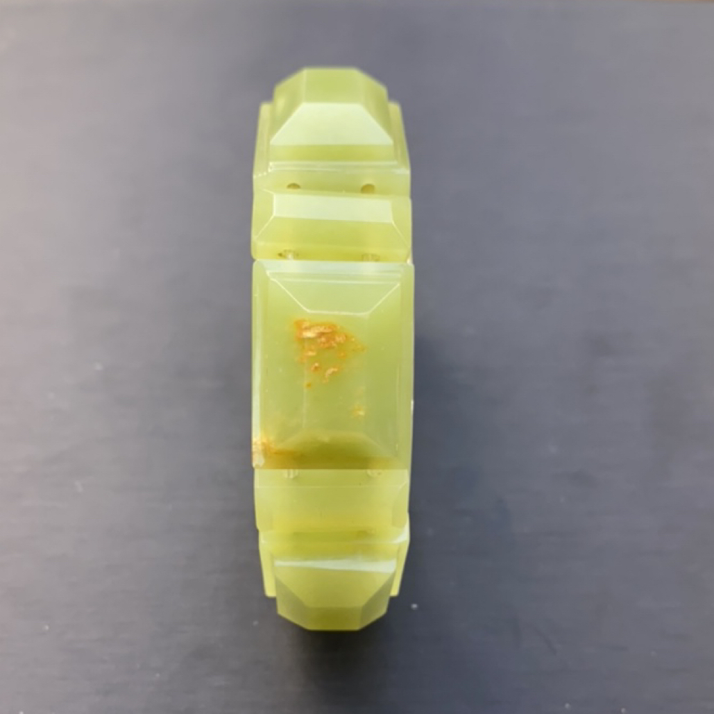 析木绿河磨玉天花板级别手牌男士