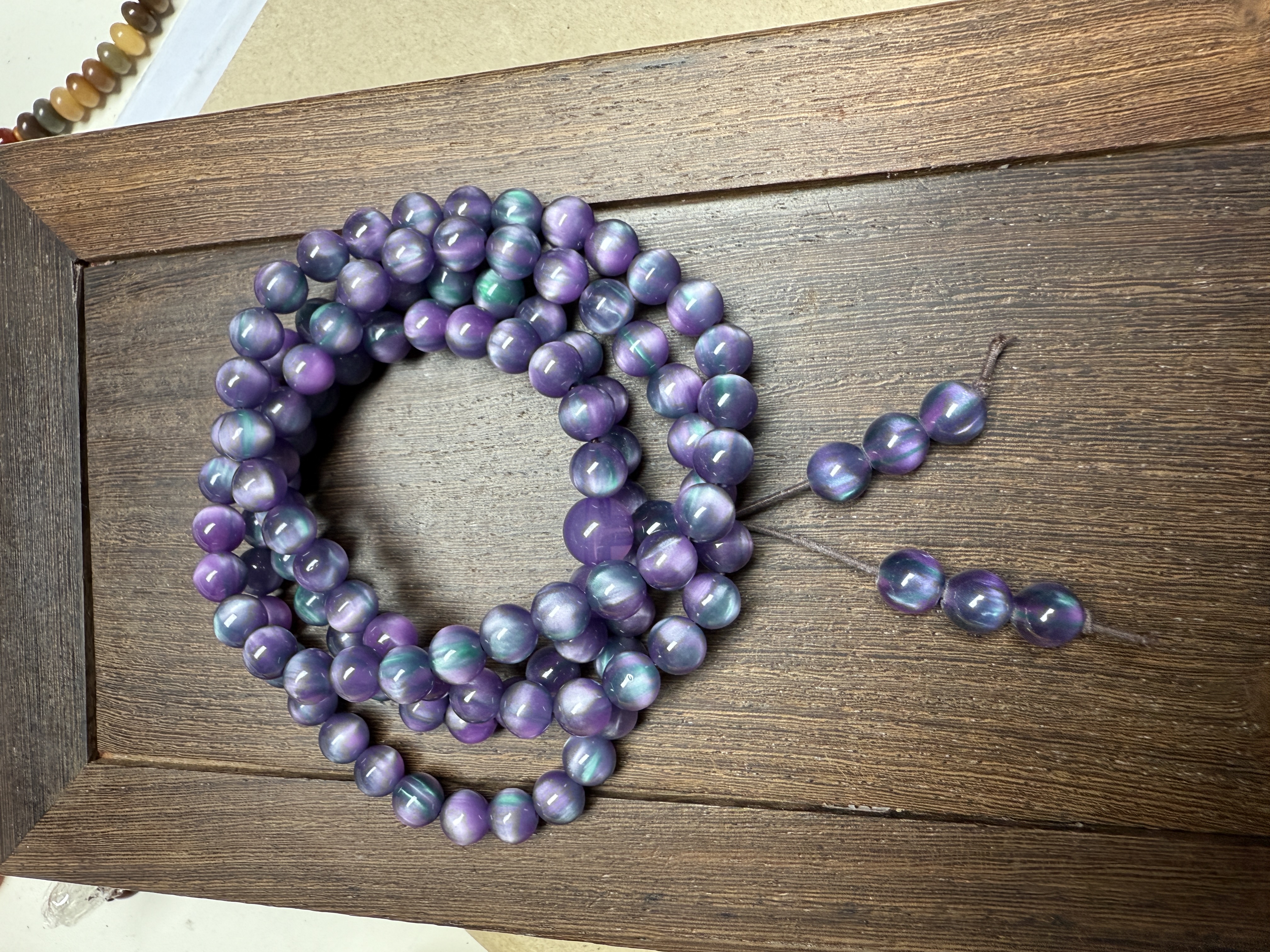 A99高端紫海柳108颗