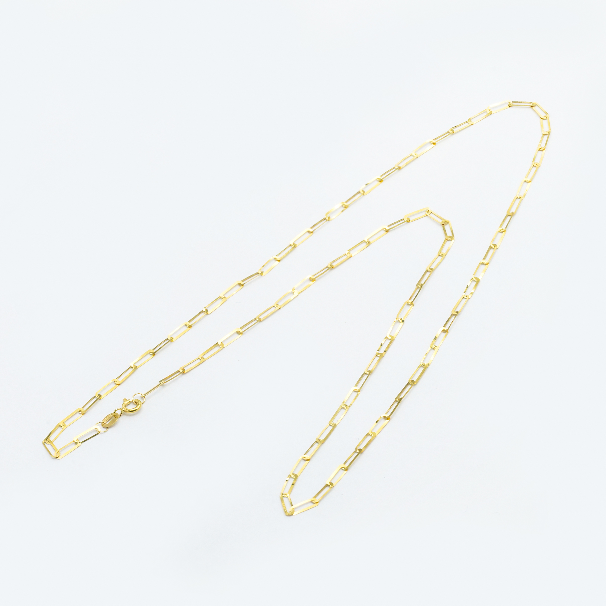 18k金几何链  链长约45cm【QL07231】