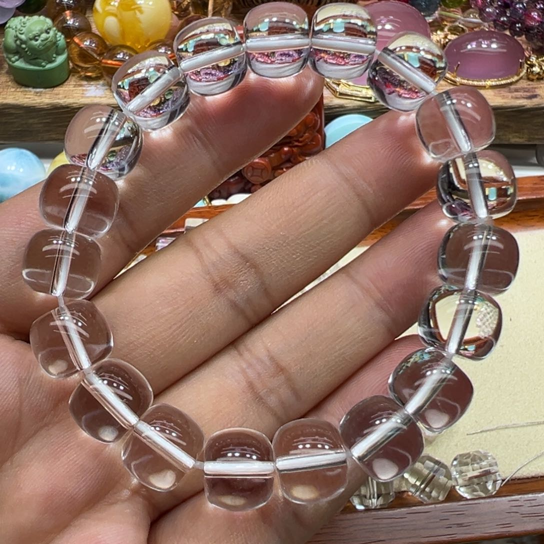 水晶手链未镶嵌白水晶