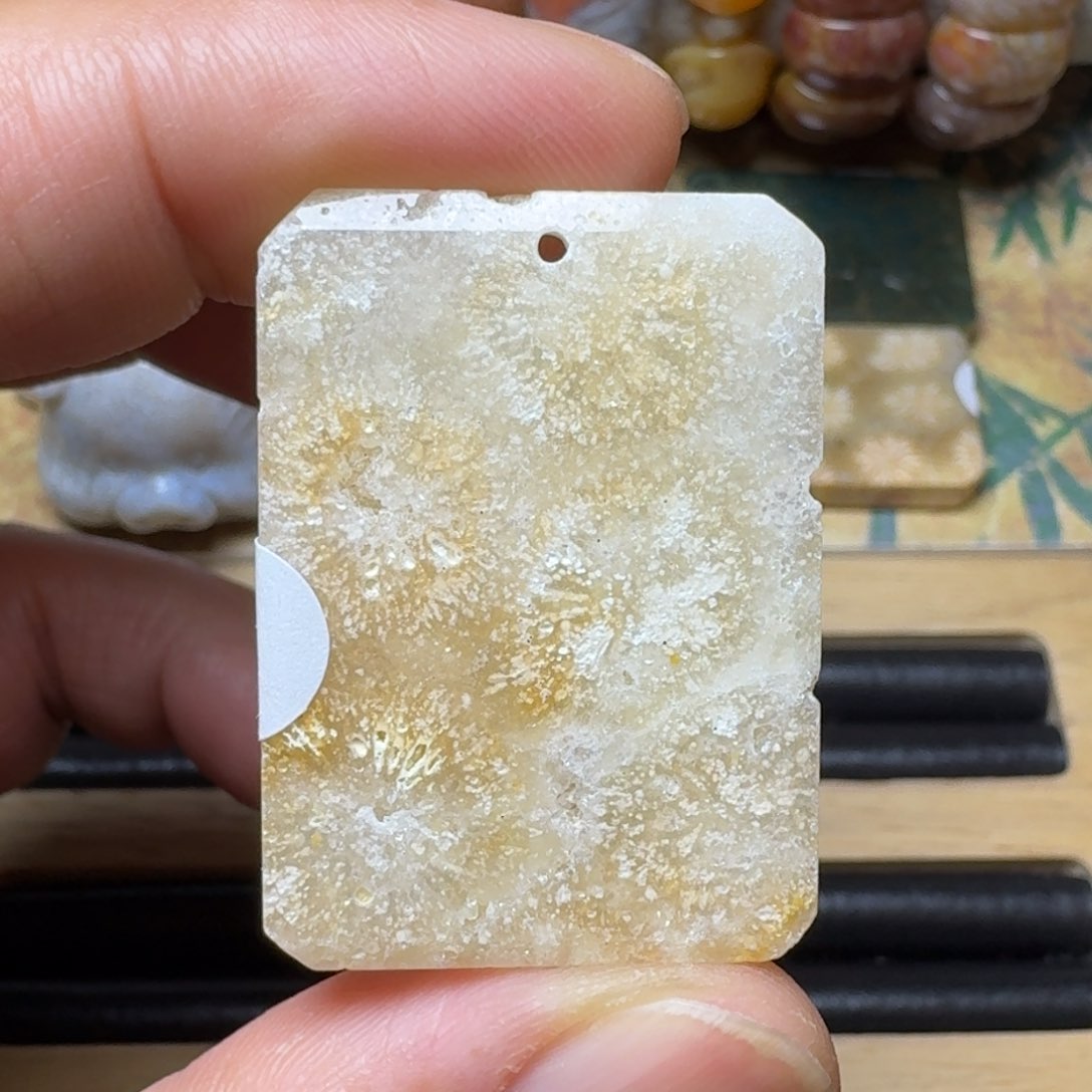 硅化玉天然有机玉石保真色未镶嵌