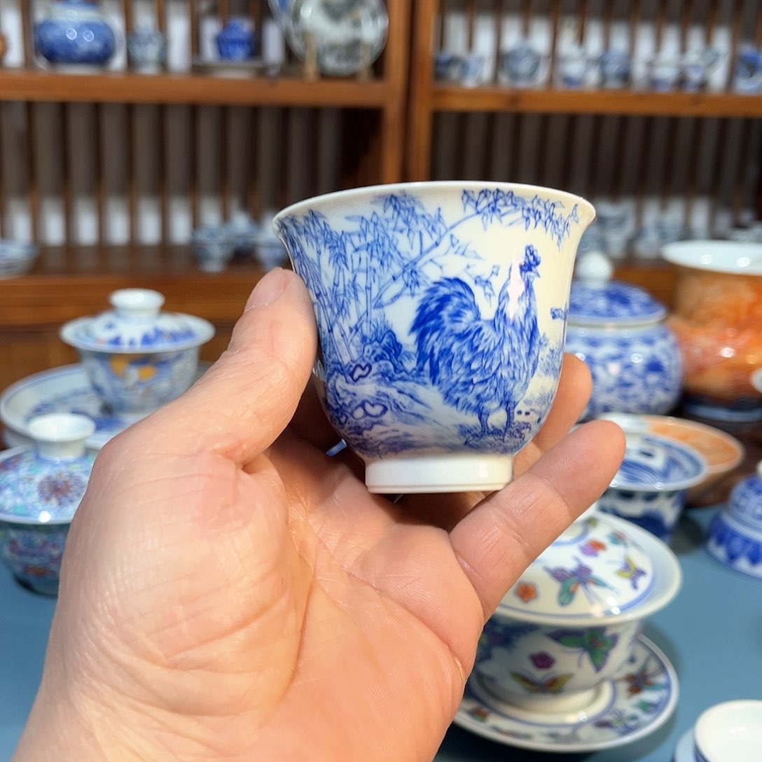 錡镇堂手工手绘杯