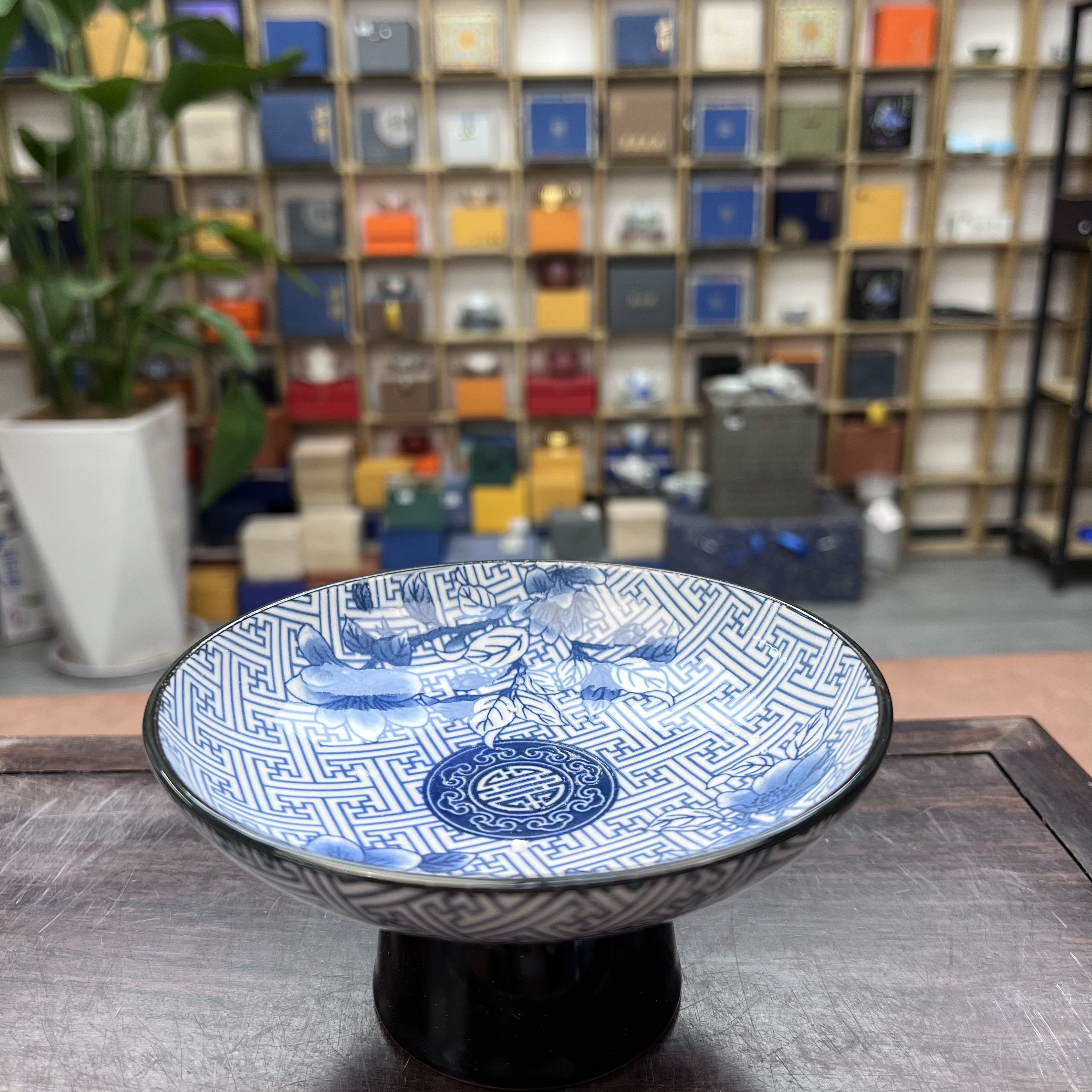 陶瓷繁花果盘小盘-F18（众）-142