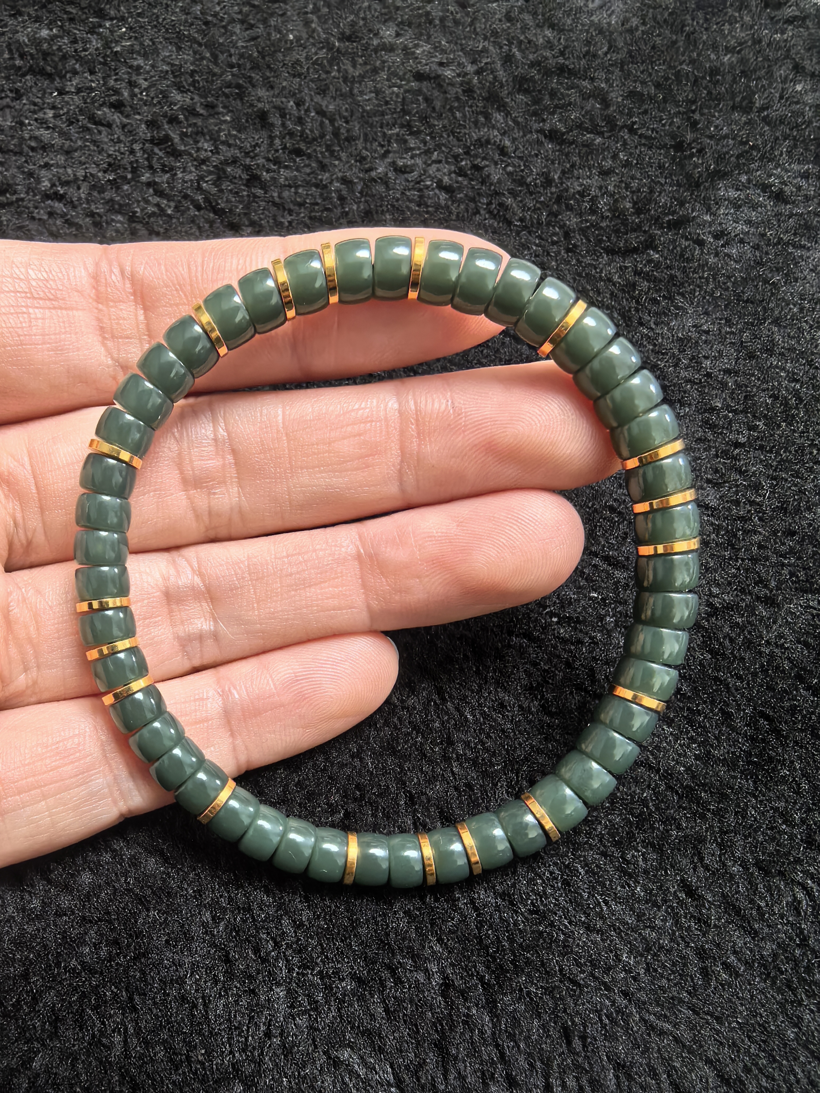 非金属大理石手链 青海清时尚手串