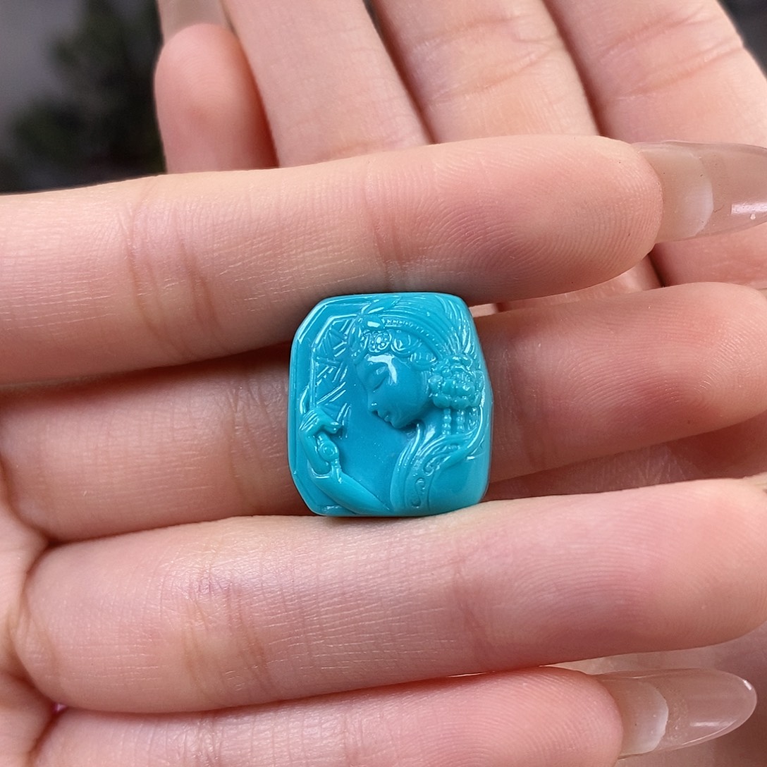 绿松石未镶嵌珠宝奇石