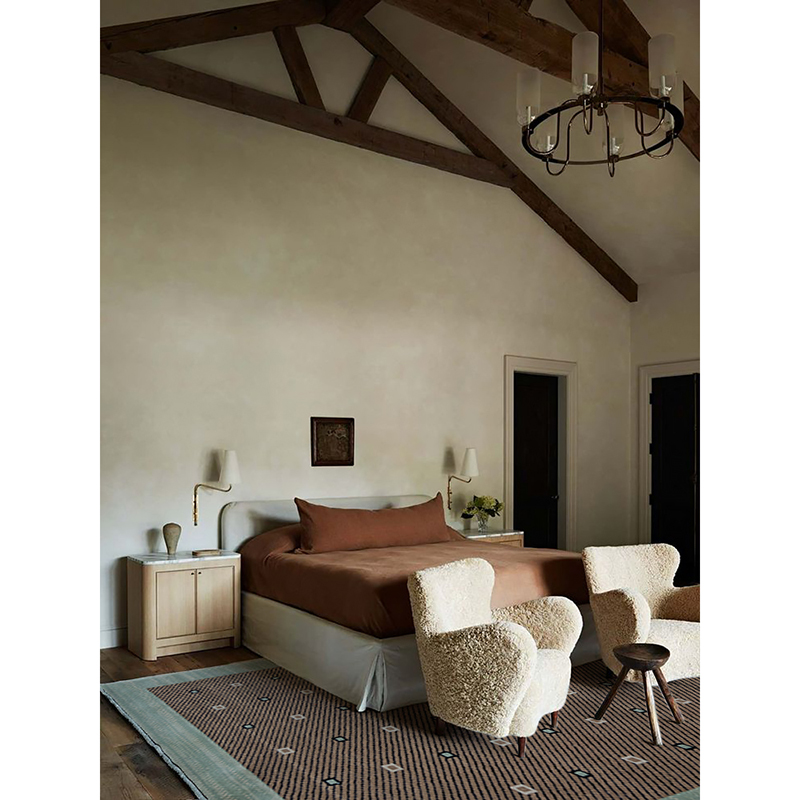 若奈地毯古董地毯重现！《伍尔夫的房间》复古浮雕无胶可水洗客厅