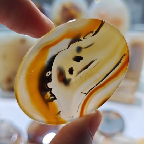 玛瑙/玉髓未镶嵌吊坠(不含链)66号