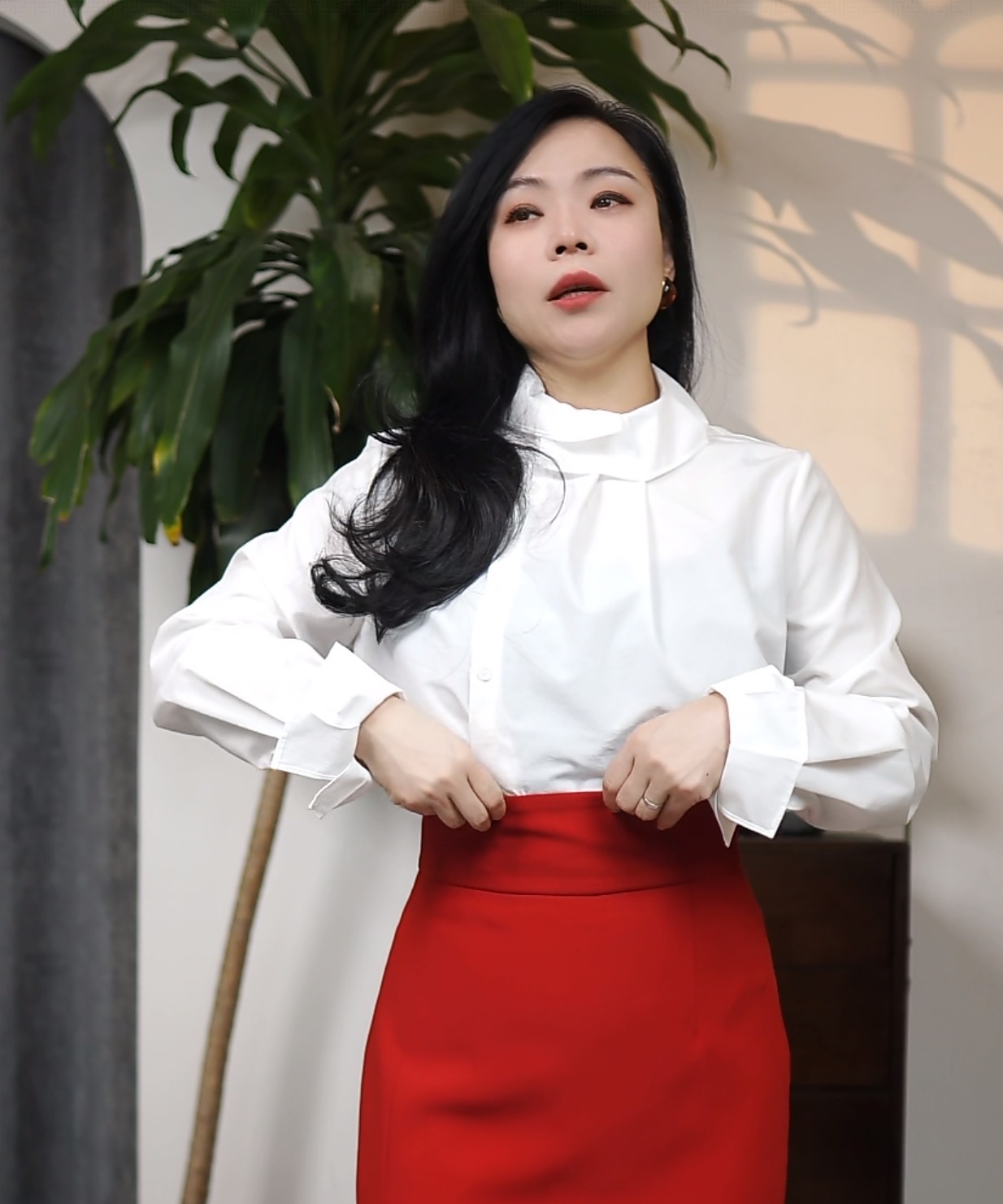 【DODO】百搭气质女人味白衬衫