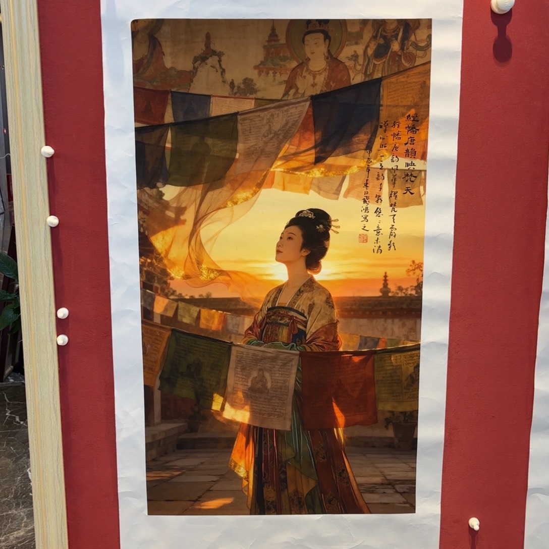 横款精品书画作品入选国际大