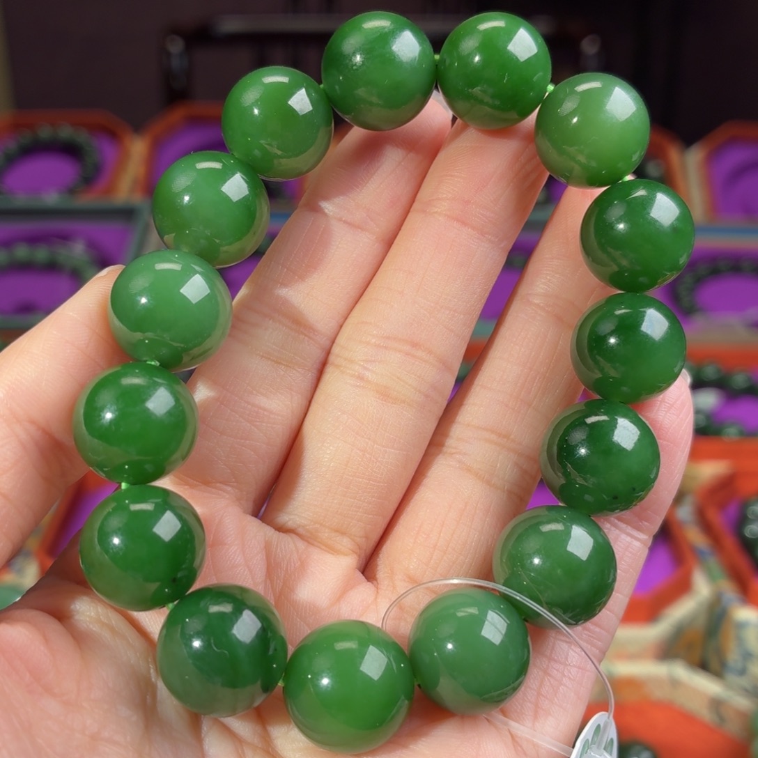 和田玉（碧玉）未镶嵌手串