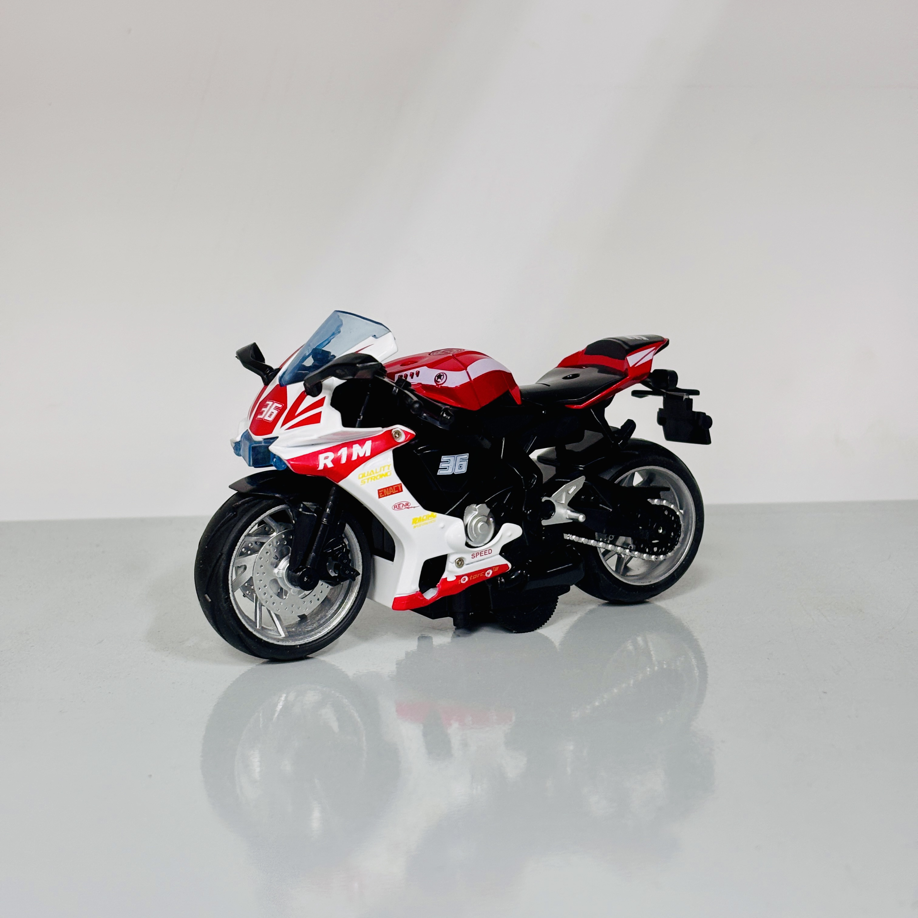 合金声光川崎摩托车回力车MT