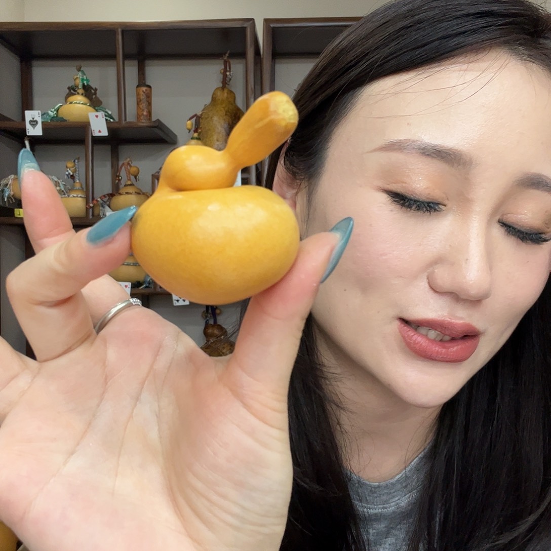 屋***味歪财葫芦把件葫芦