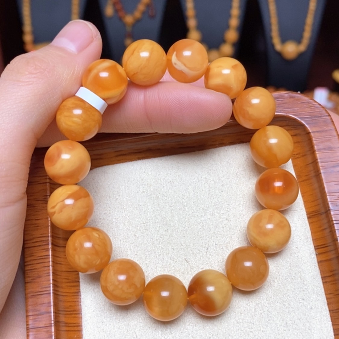 【闪购商品】蜜蜡手链未镶嵌手串