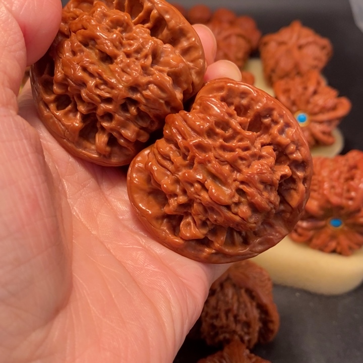 绿***萝工艺核桃制作的工艺