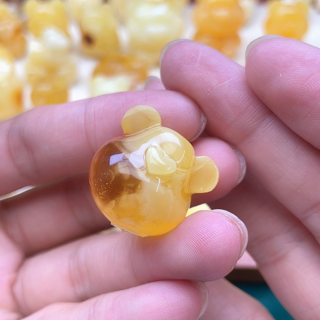 未镶嵌琥珀裸石蜜蜡