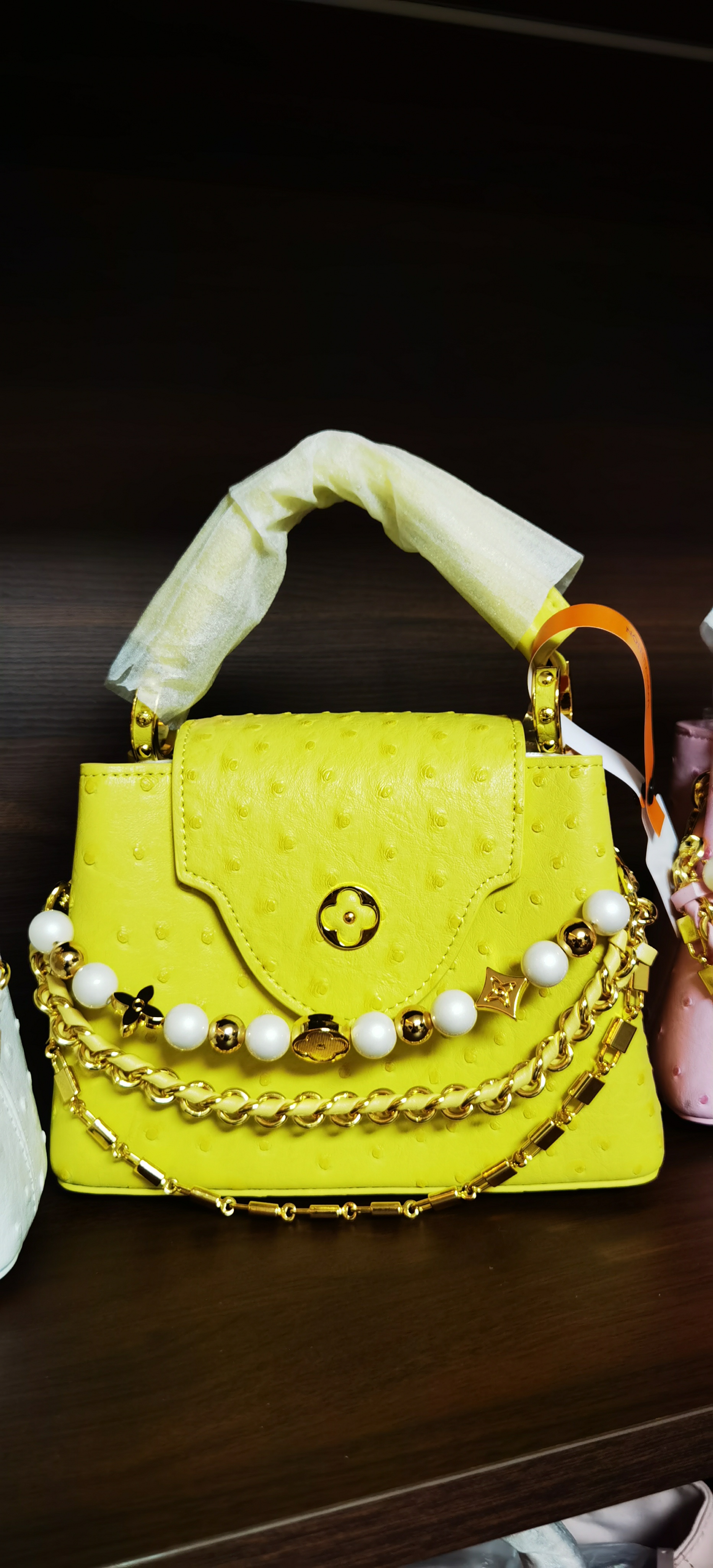 一见倾心～～鸵鸟卡普❤️新款爆品轻奢高级女士包包