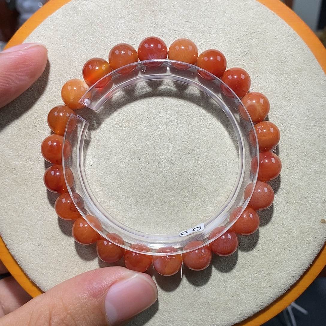 硅化珊瑚（珊瑚玉）手串未镶嵌