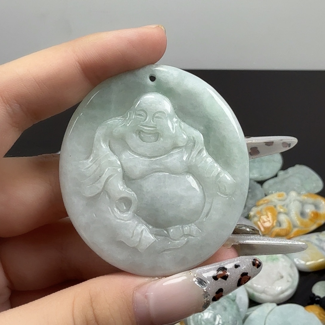 翡翠未镶嵌耳饰翡翠