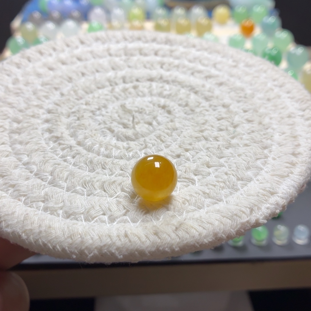 翡翠未镶嵌手链11.18翡翠圆珠