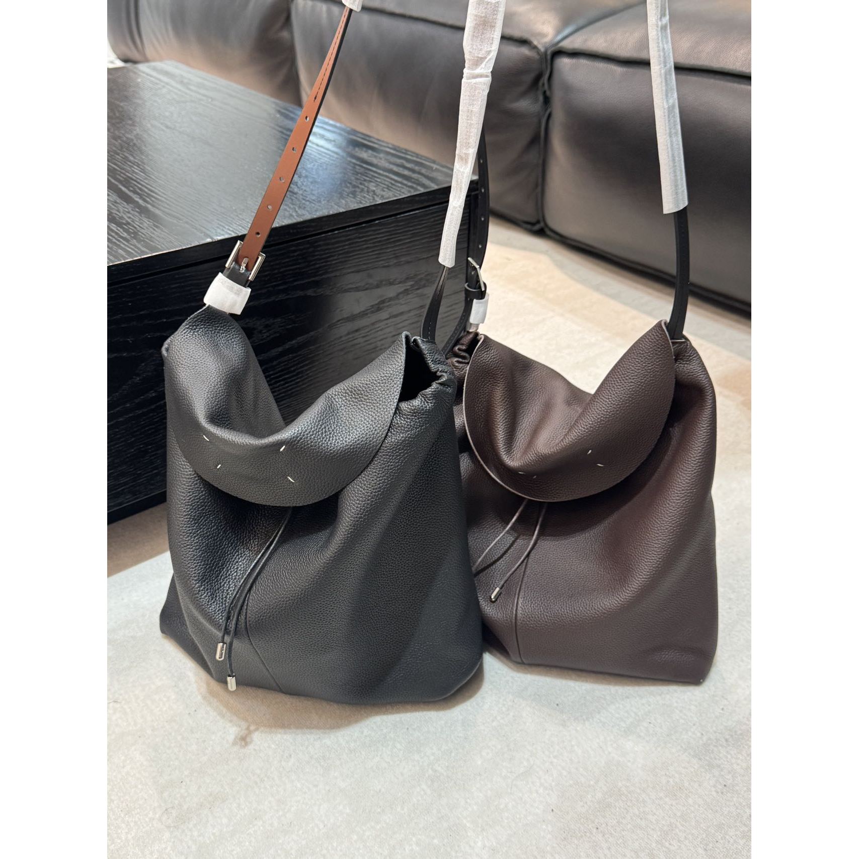 新款气质简约纯色单肩手提包MJL1208