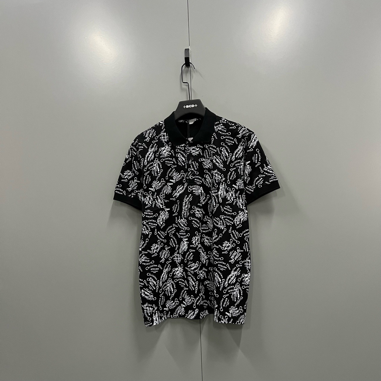 95新 DIOR/迪奥 (ll) 迪奥 满印字母polo衫 XL码