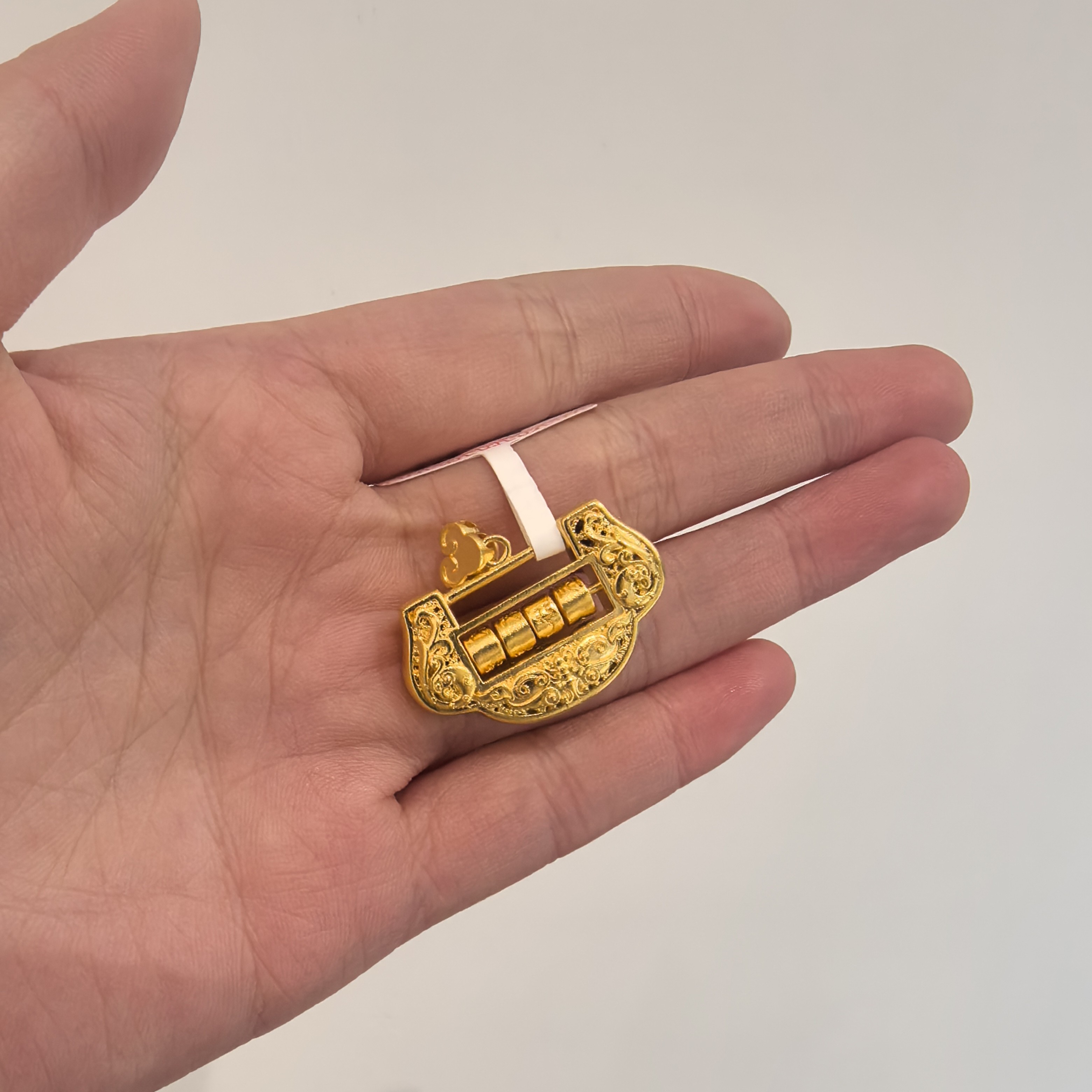 吊坠足银 足银吊坠岁岁平安吊坠