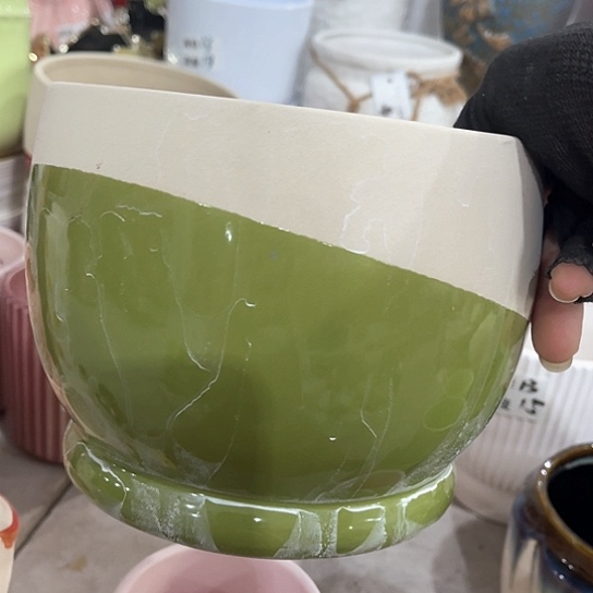 多肉绿植陶瓷花盆9.9包邮