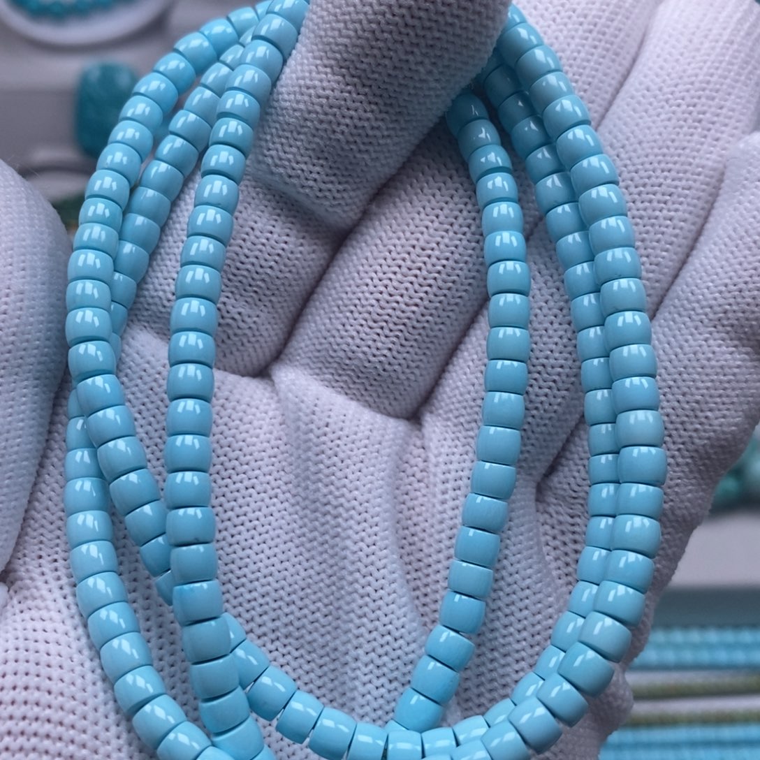 绿松石未镶嵌原矿纯干料绿松石