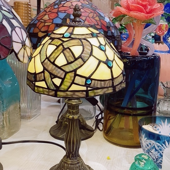 琉璃太灯高37厘米宽20厘米