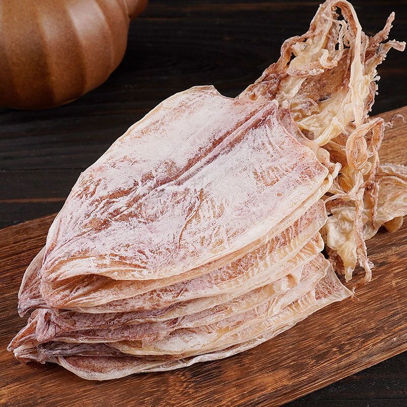 广东阳江淡晒淡干海鲜干货新鲜干鱿鱼炭烤油炸香煎烧烤专用鱿鱼干
