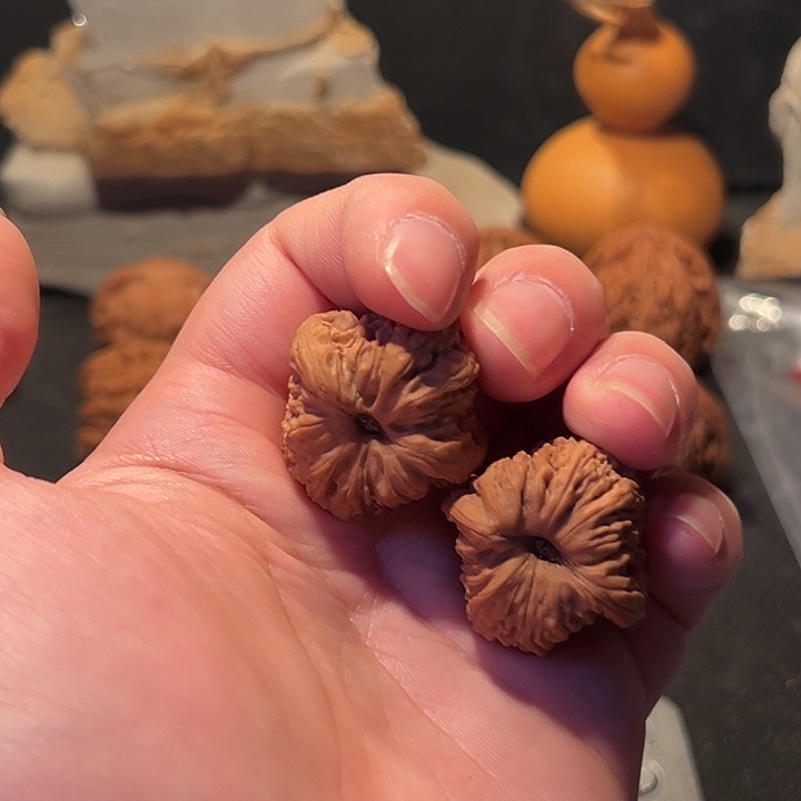 文玩核桃把件玻****了涿鹿南疆石30