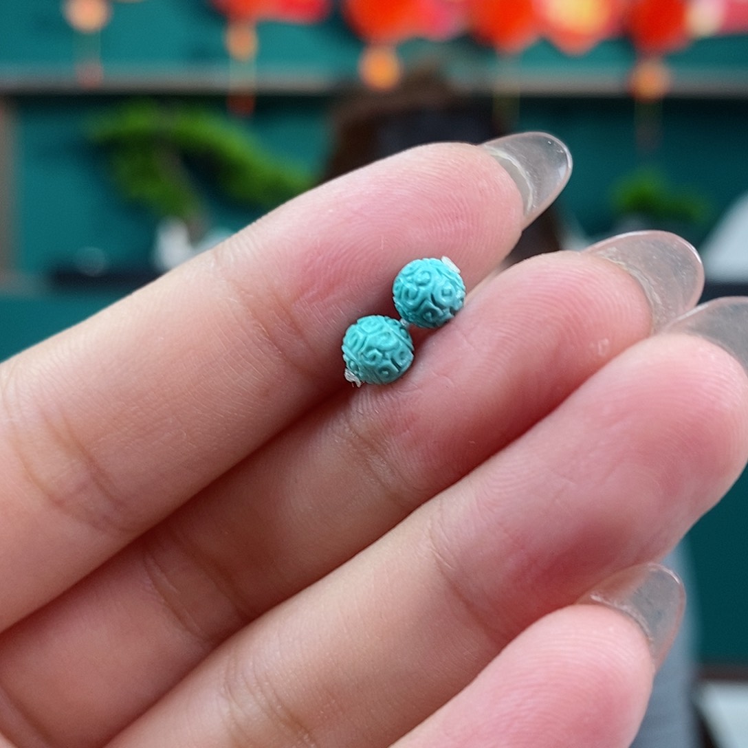 绿松石珠宝奇石未镶嵌