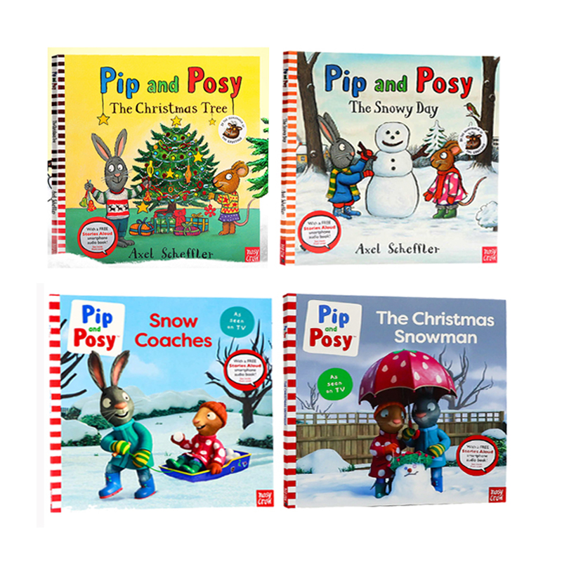 Pip and Posy波西和皮普动画原著 英文原版情商培养绘本Nosy Crow