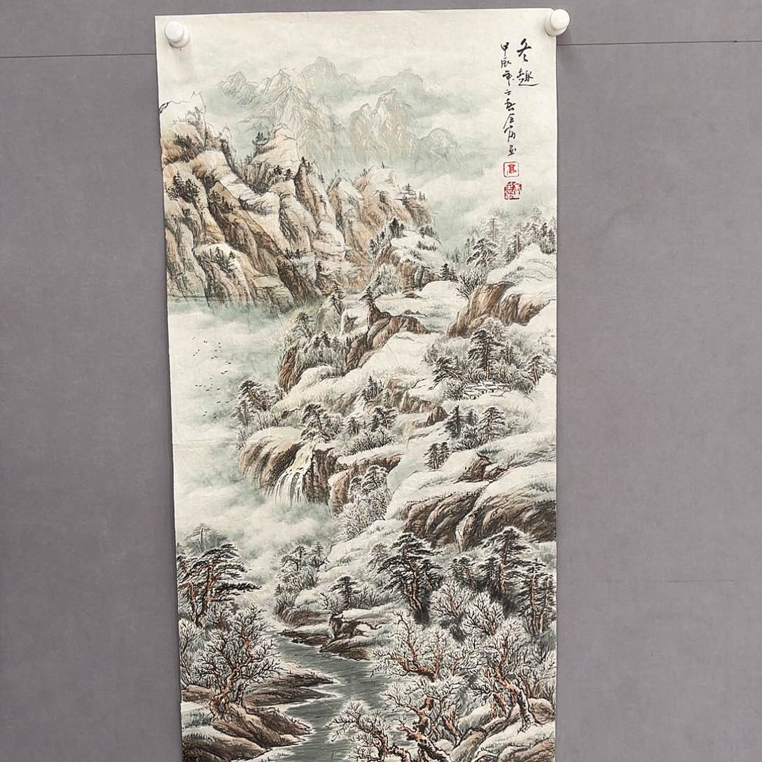 国画亲笔手绘原创