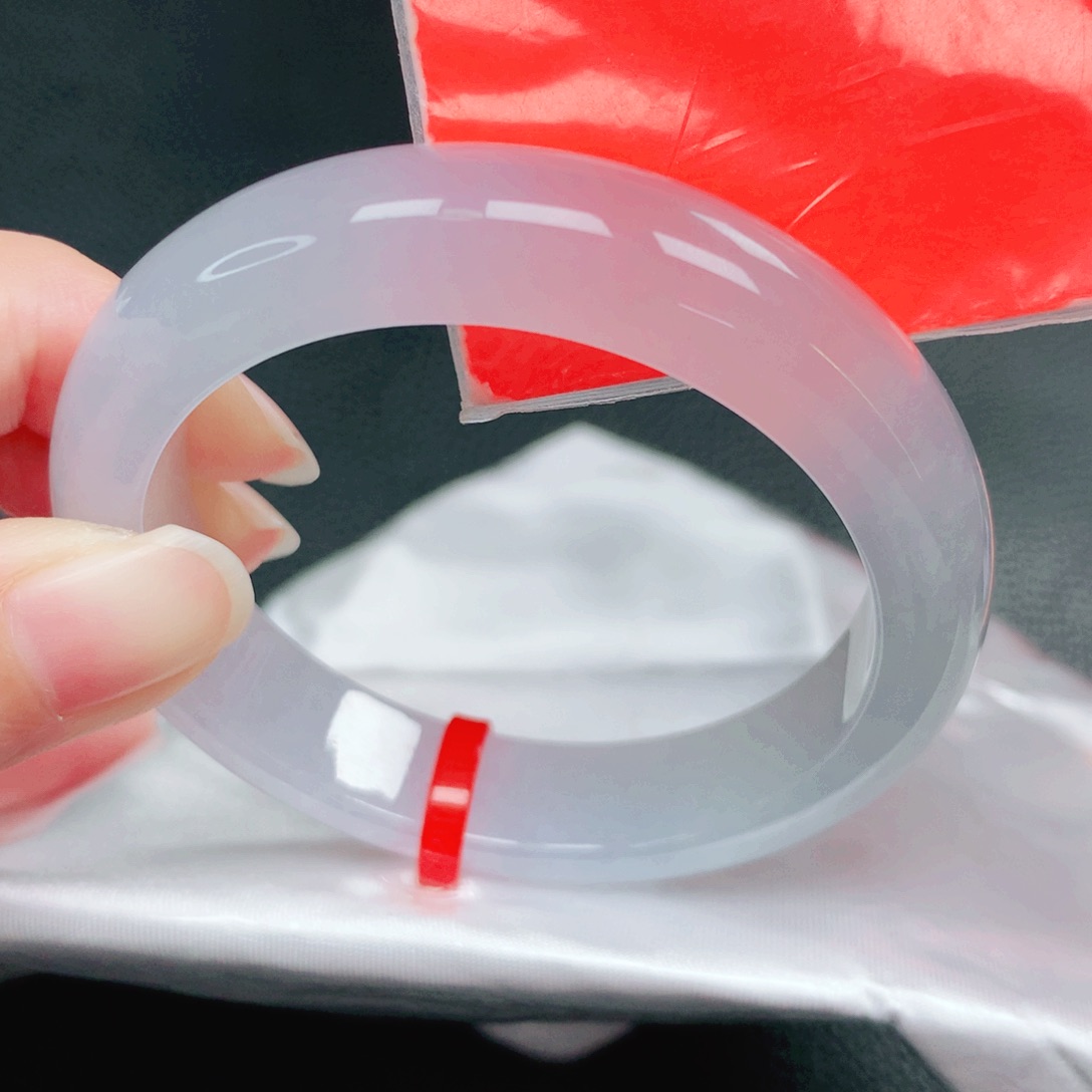 翡翠未镶嵌手镯51圈