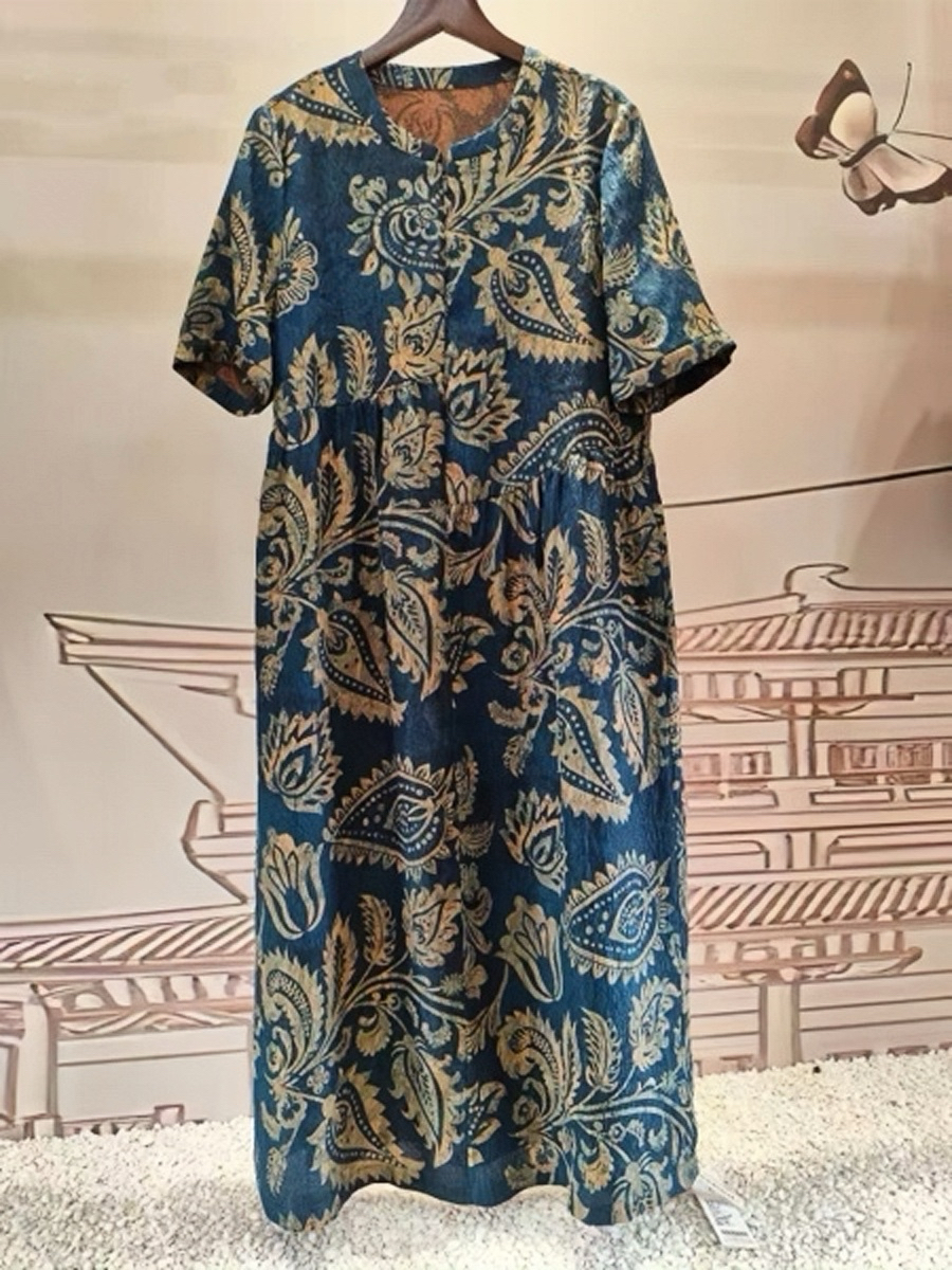 【奥兰多多&杨子家轻奢定制】大气设计感连衣裙99156