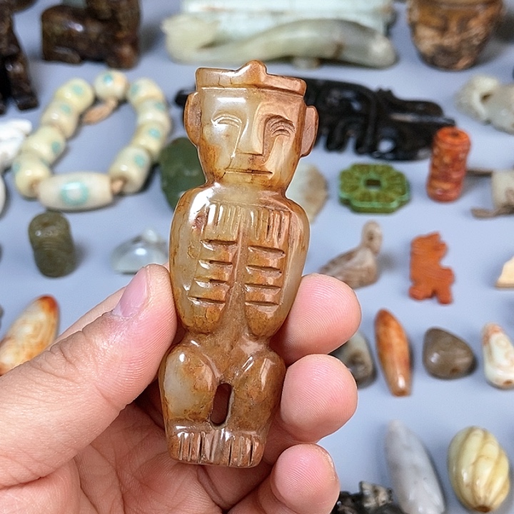 和田玉未镶嵌颈饰143