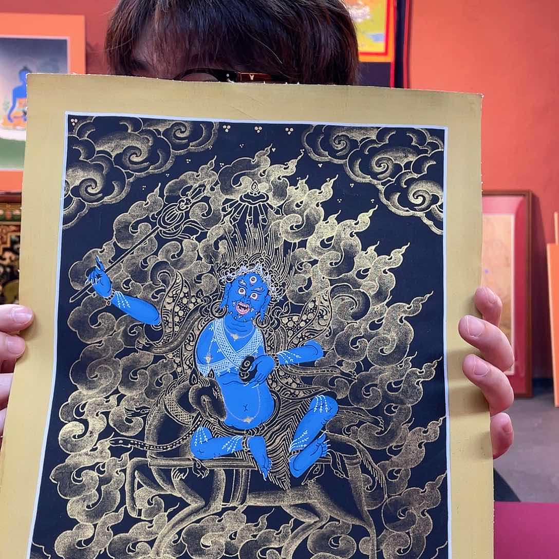 装裱画22×30吉祥纯手绘