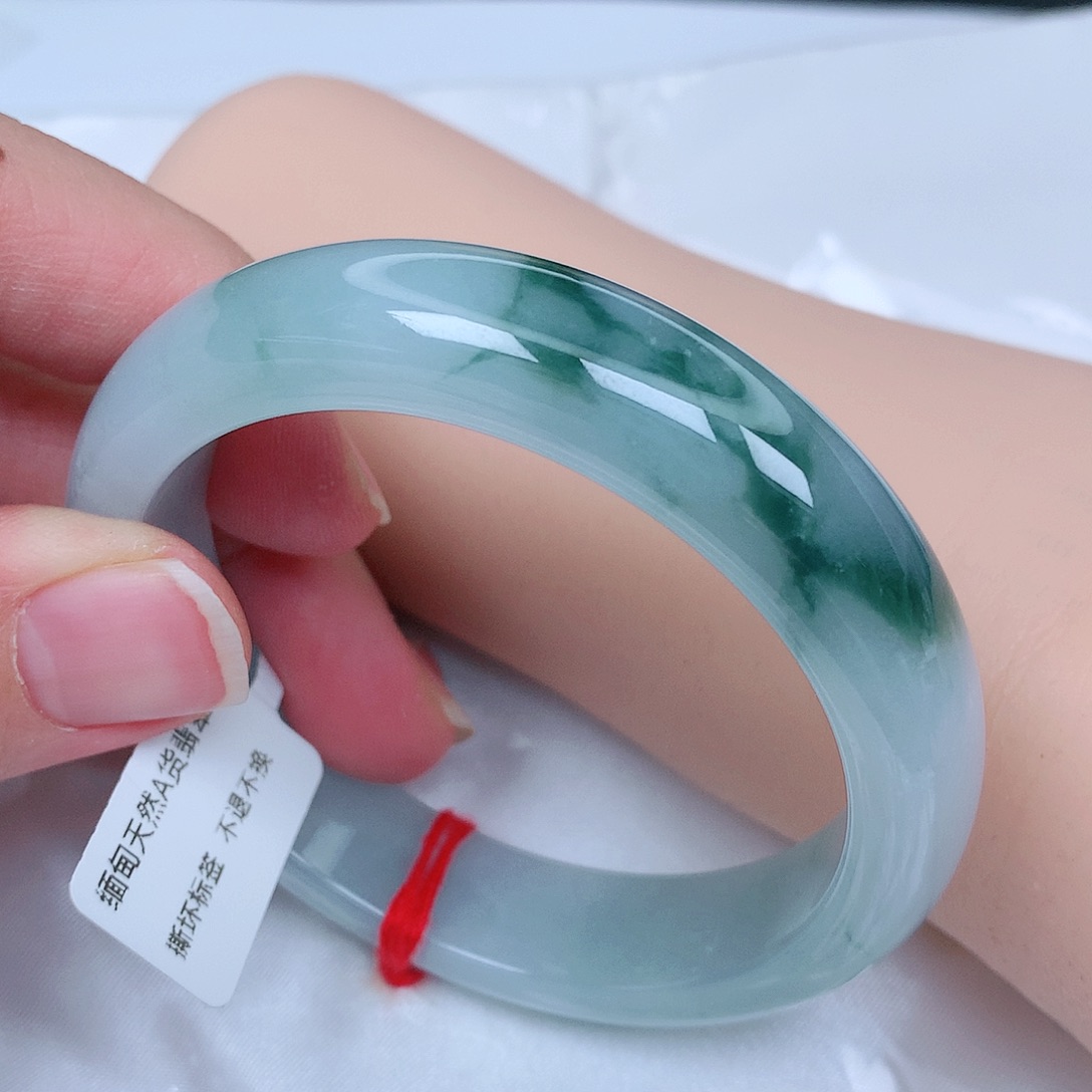 【闪购商品】翡翠手镯未镶嵌用****7，55