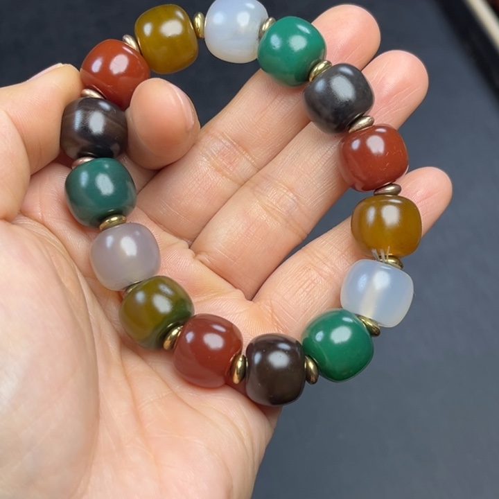 玛瑙/玉髓合金手链