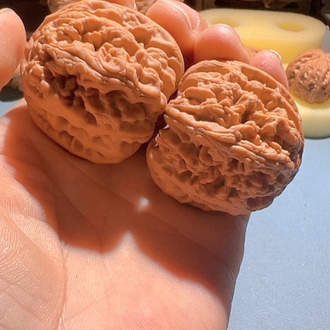 文玩核桃把件粗筋40
