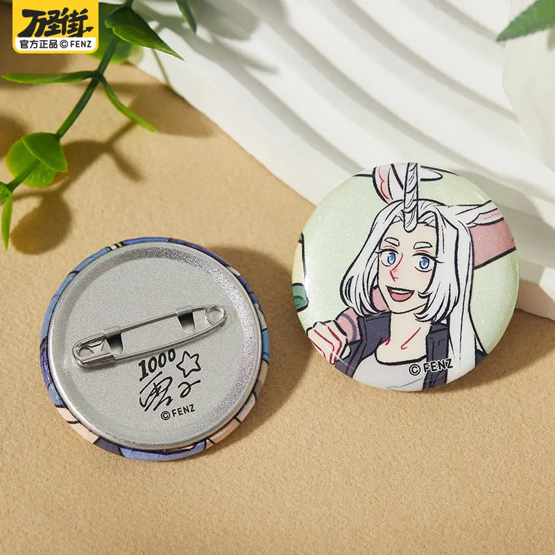 万圣街-漫画千话系列马口铁徽章动漫卡通吧唧盲盒