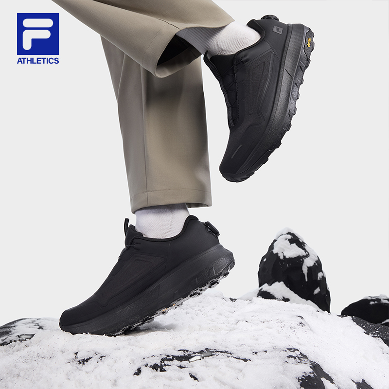 Fila/斐乐秋冬【探险家3 BOA免系带】情侣户外运动徒步鞋A12M541217