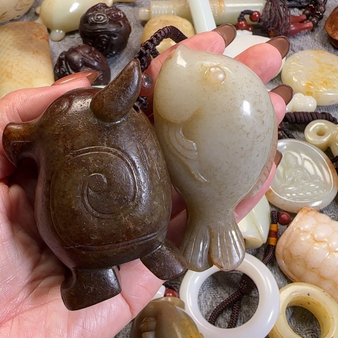 和田玉挂件未镶嵌驿*