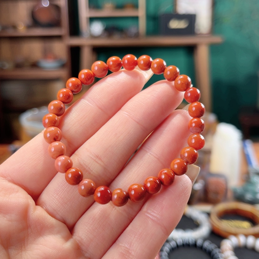 玛瑙/玉髓珠串未镶嵌