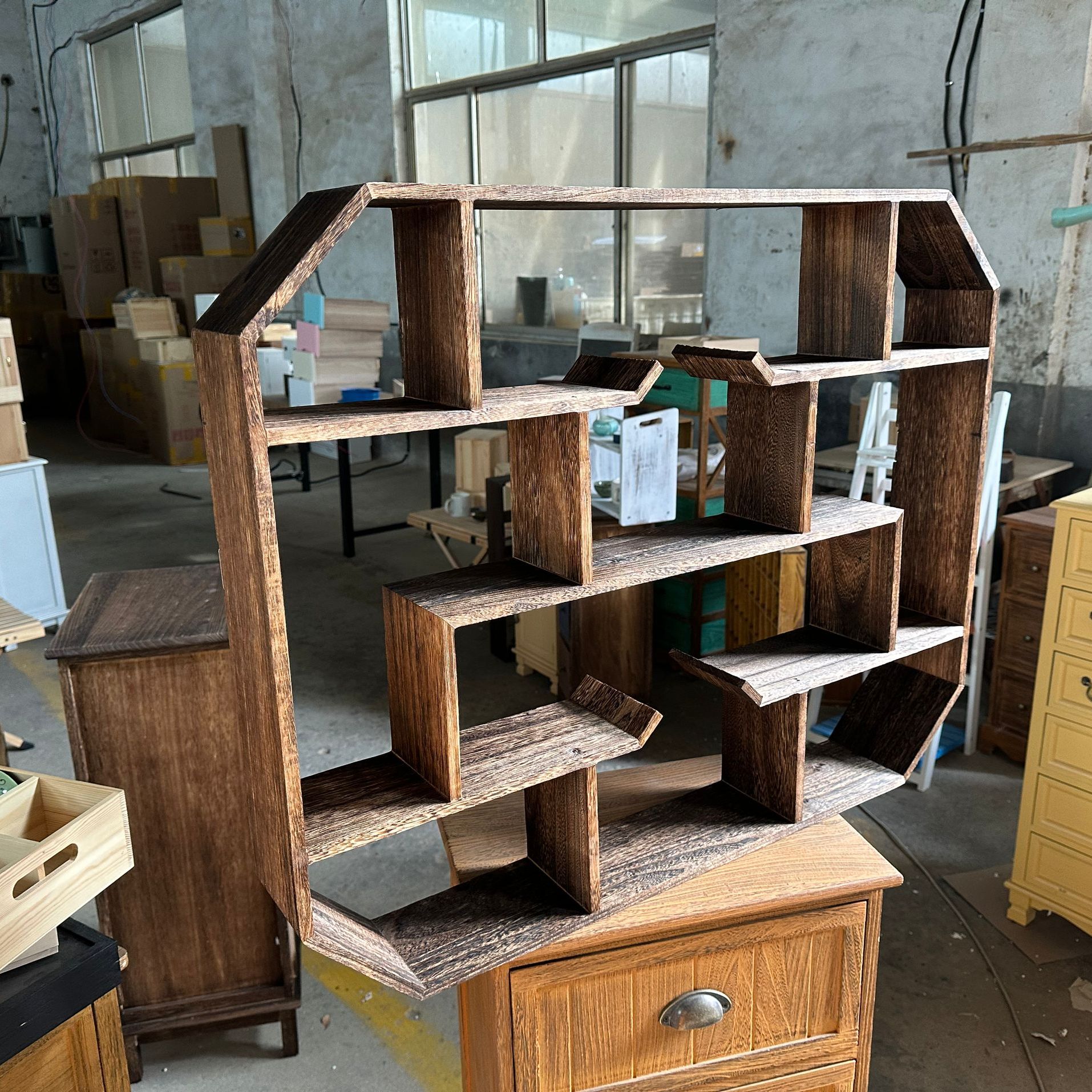 深烧超大博古架收纳架