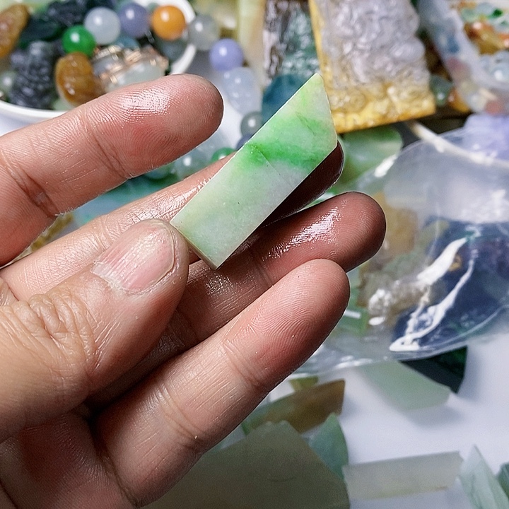 翡翠散珠天然翡翠A货