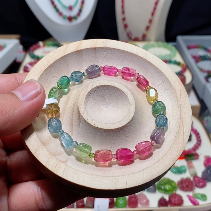 碧玺手链未镶嵌碧玺手链